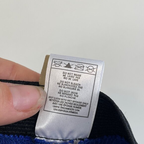 Top of the World Kansas Jayhawks Adjustable Hat OS Royal Blue Staple Memory Fit - Picture 8 of 9